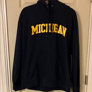 Gear For Sports Michigan Navy Blue Hoodie